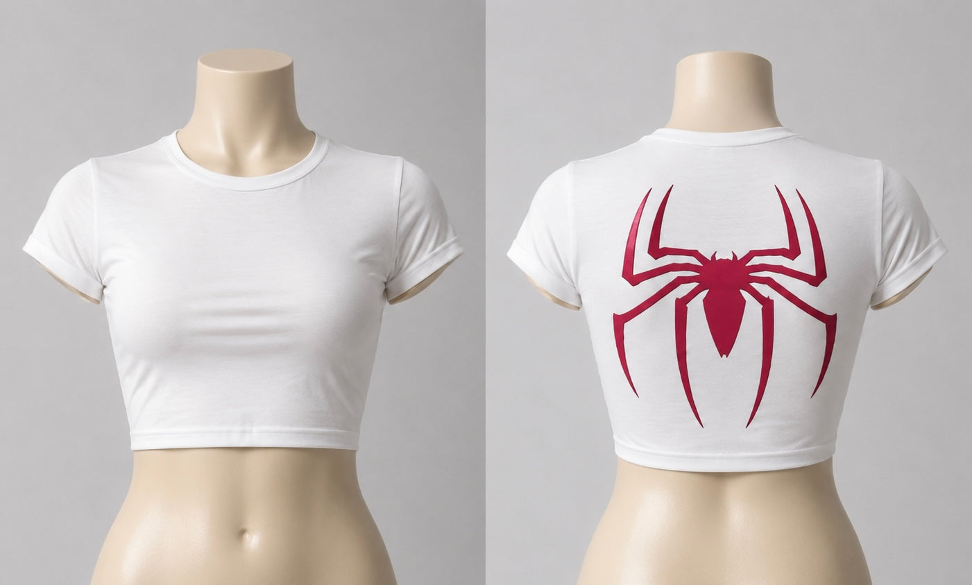 Spider Back Logo Croptop jersey