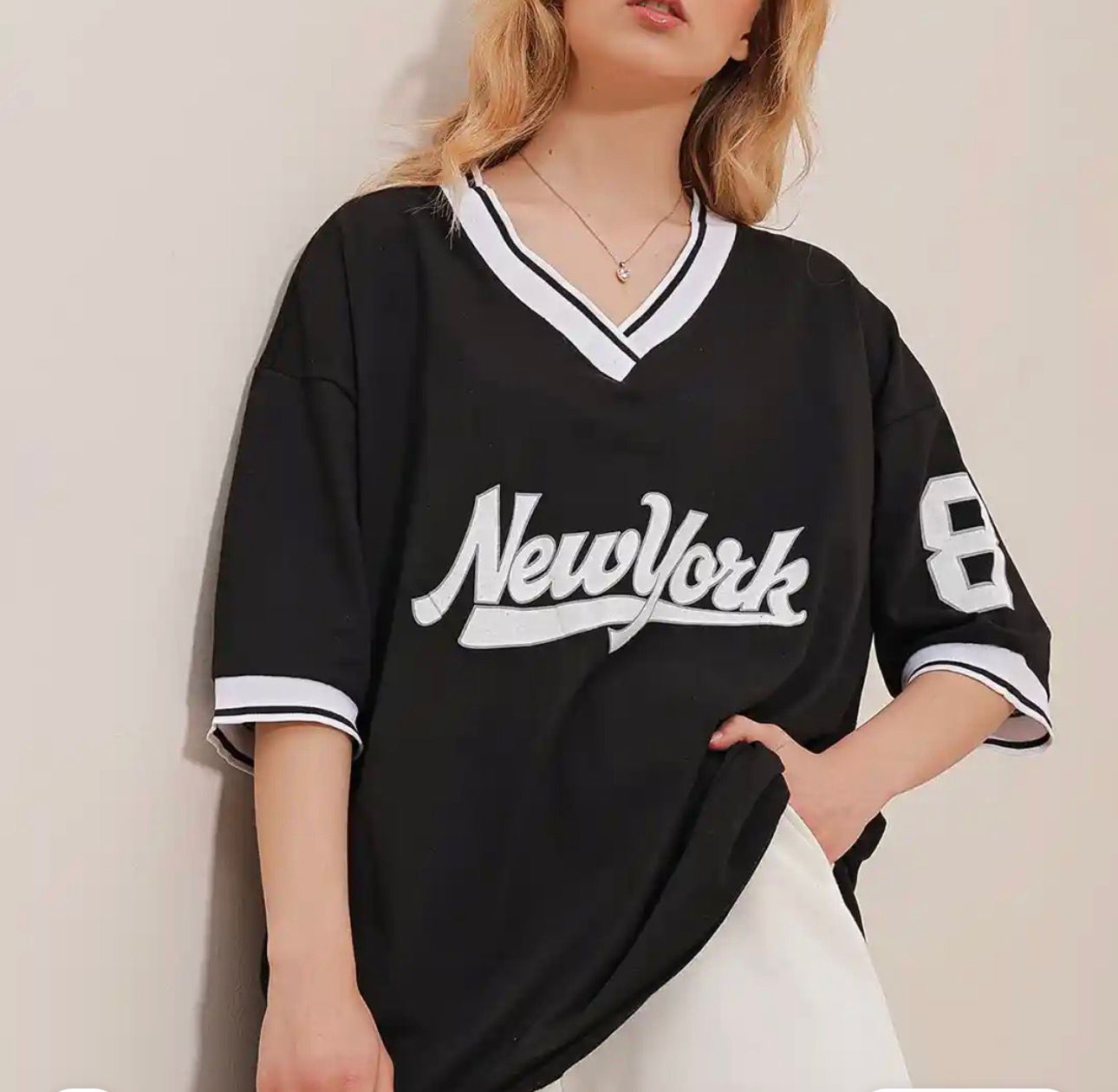NEW YORK BASEBALL DOWNSHOULDER JERSEY