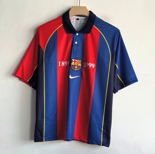 Barcelona Retro Polo Shirt