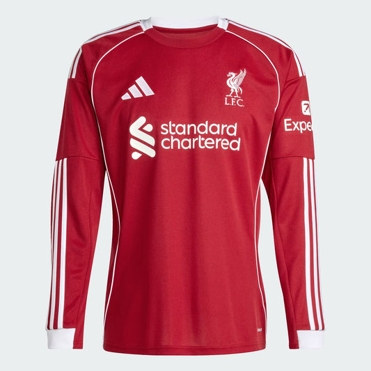 Liverpool 25/26 Home Kit LS – Fan Version