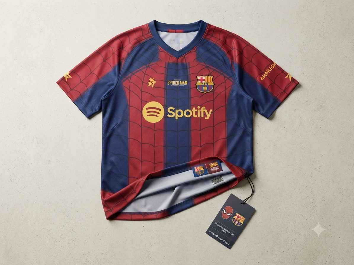 Spider x Barca Jersey