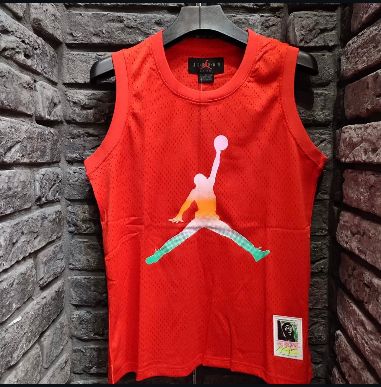 AirJordan Big logo basketball jersey