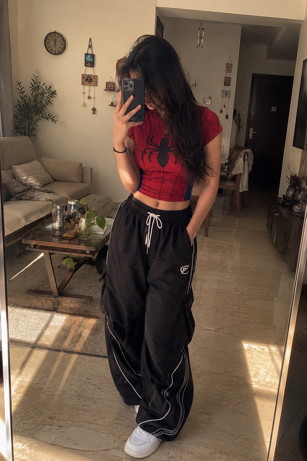 Spider Crop top Jersey