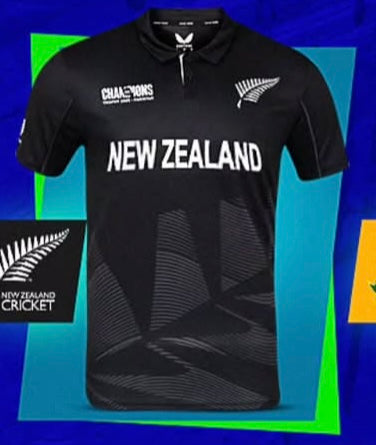 NewZealand Champions Trophy Customizable Jersey