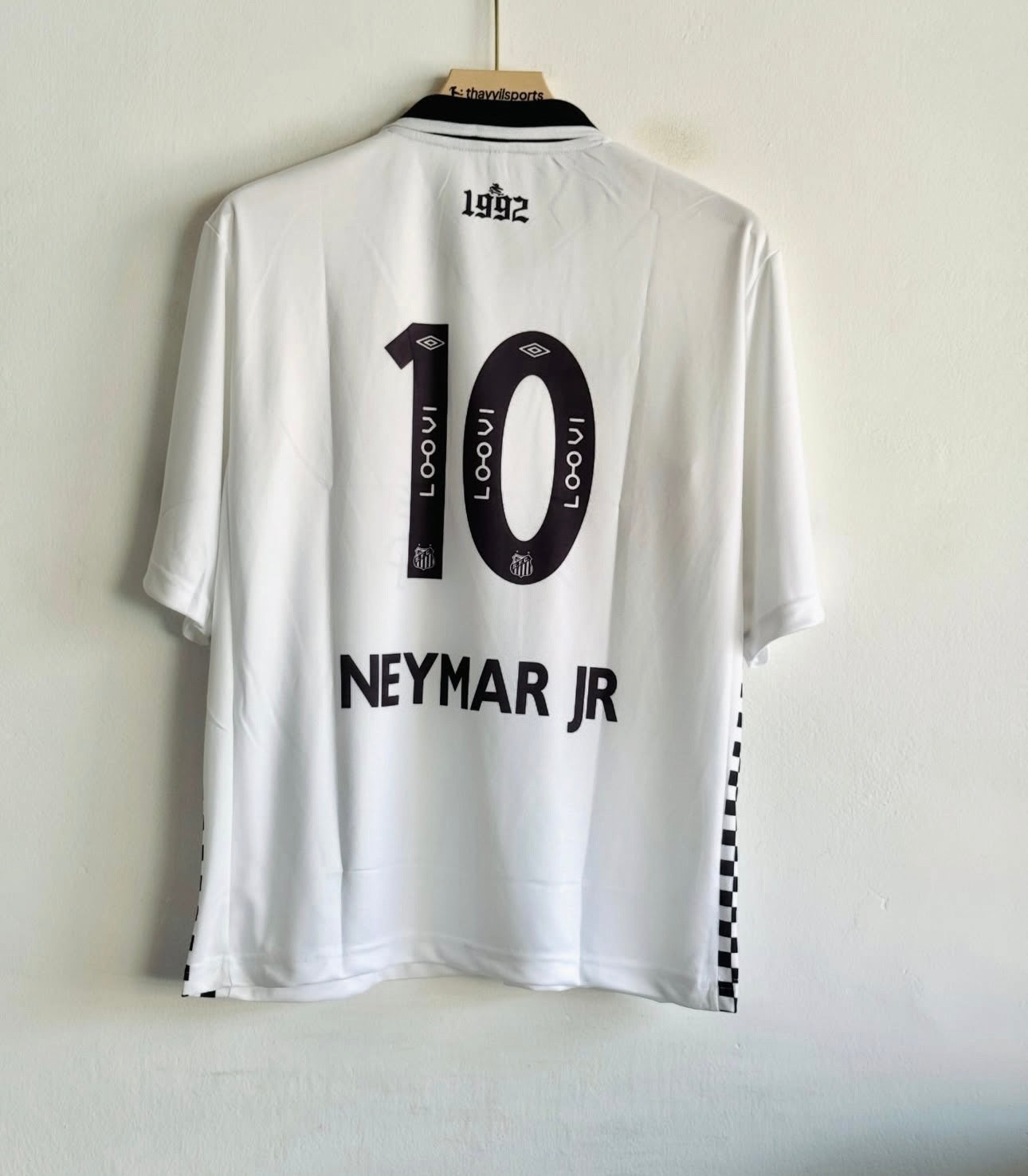 Neymar Jr 10 white jersey