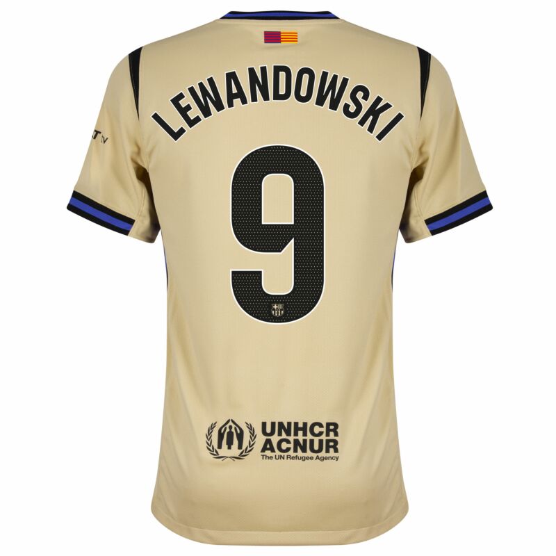 Nike Barcelona Away Lewandowski 9 Shirt 2025-2026 (La Liga)
