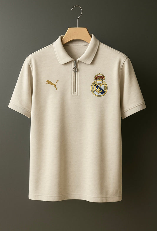 Real Madrid Zip Polo shirt