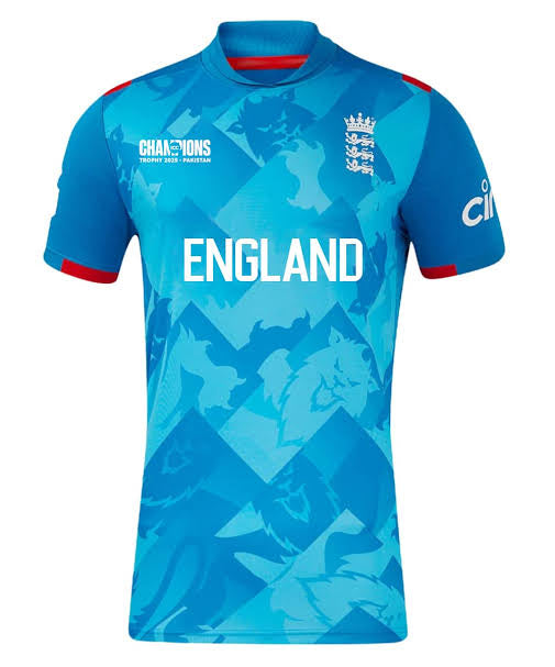 England Champions Trophy Customize Jersey