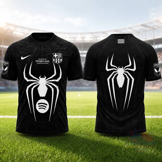 Black Spider x Barca Jersey