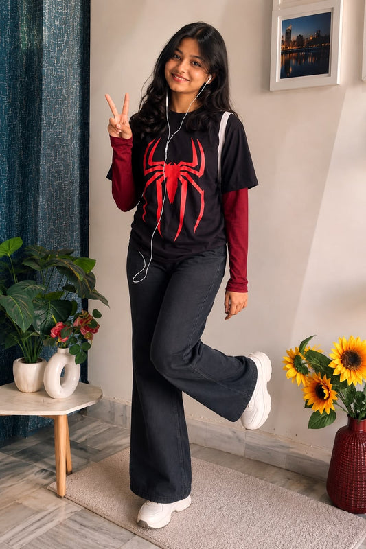 Spider  Black T-shirt
