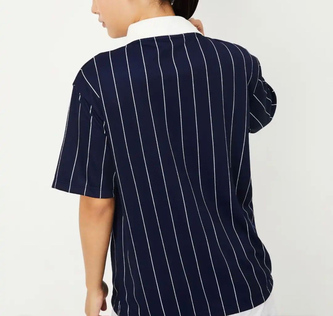 NAVY BASEBALL DOWNSHOULDER JERSEY