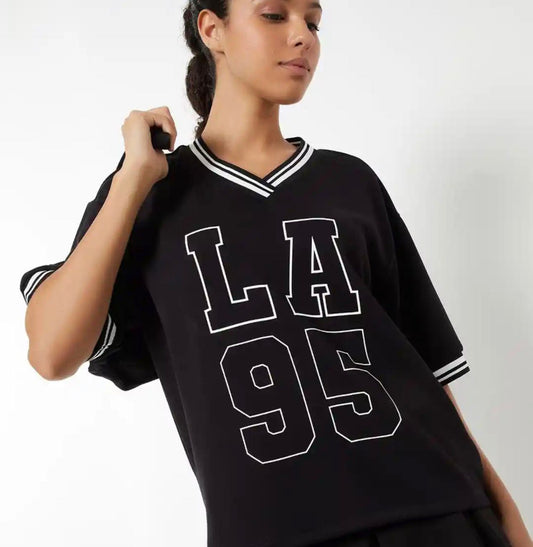 LA 56 BASEBALL DOWNSHOULDER JERSEY