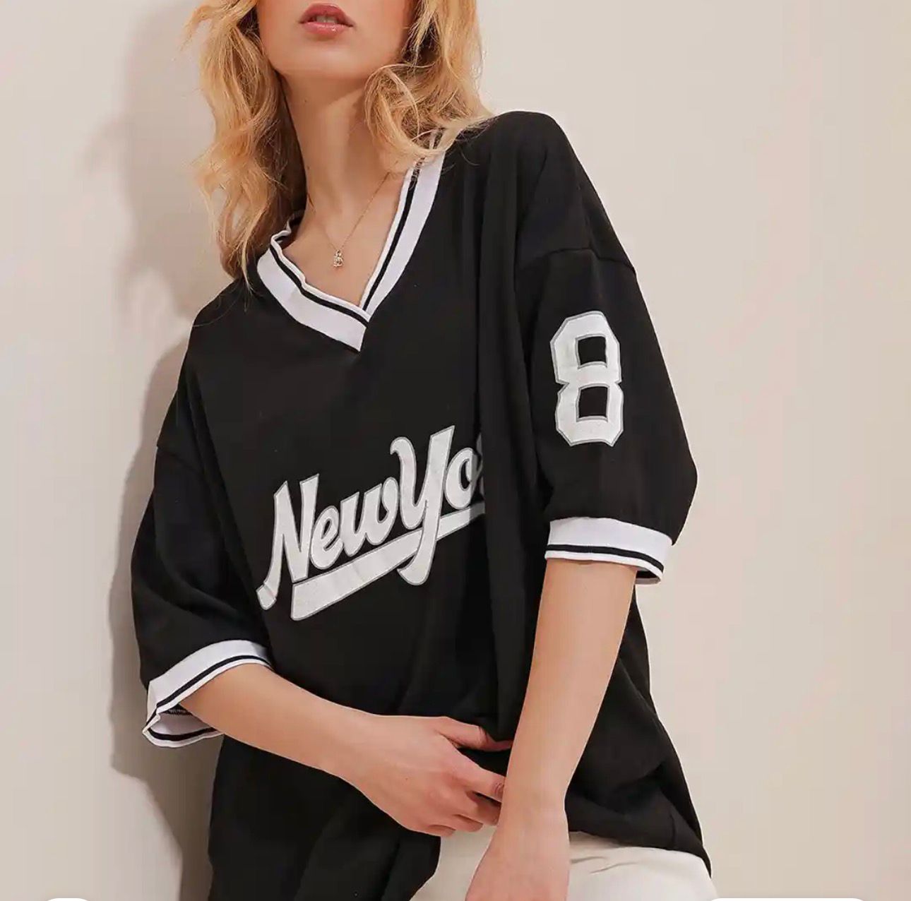NEW YORK BASEBALL DOWNSHOULDER JERSEY