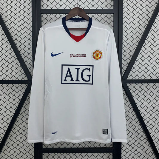 Manchester United Longsleeves 2009 Champions League Final Away Jersey