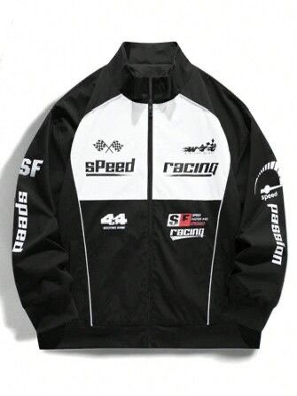 Men's Racing SF44 Graphic Bomber Jacket