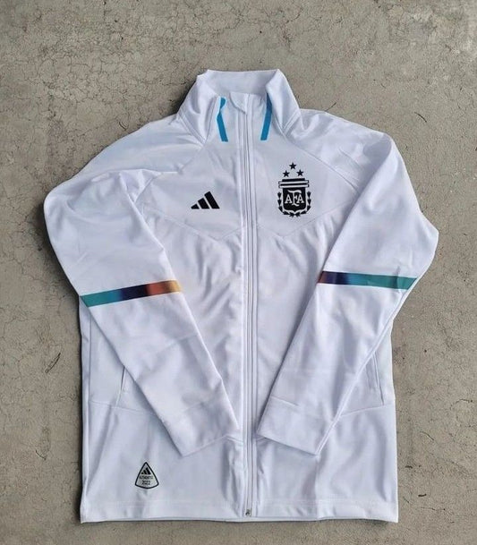 Argetina White FC zipper